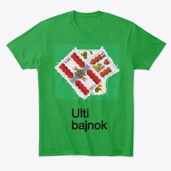 Ulti bajnok feliratú póló